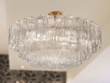 GLACE 4170 - Murano glass pendant lamp by Patrizia Volpato - view 2